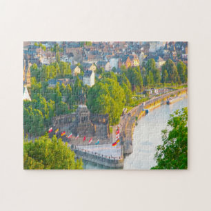 Quebra-cabeça Cidade de Koblenz Alemanha.