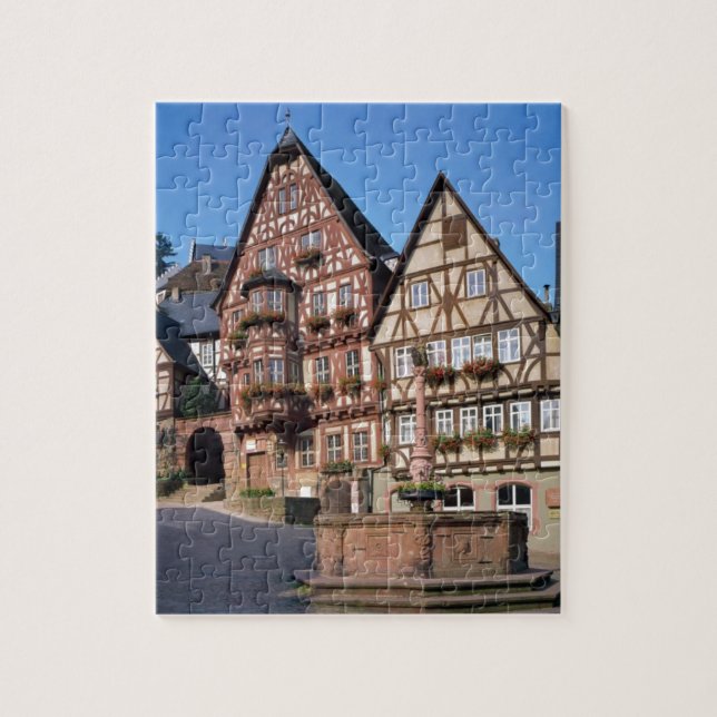 Quebra-cabeça Cidade de Miltenberg, Alemanha (Vertical)