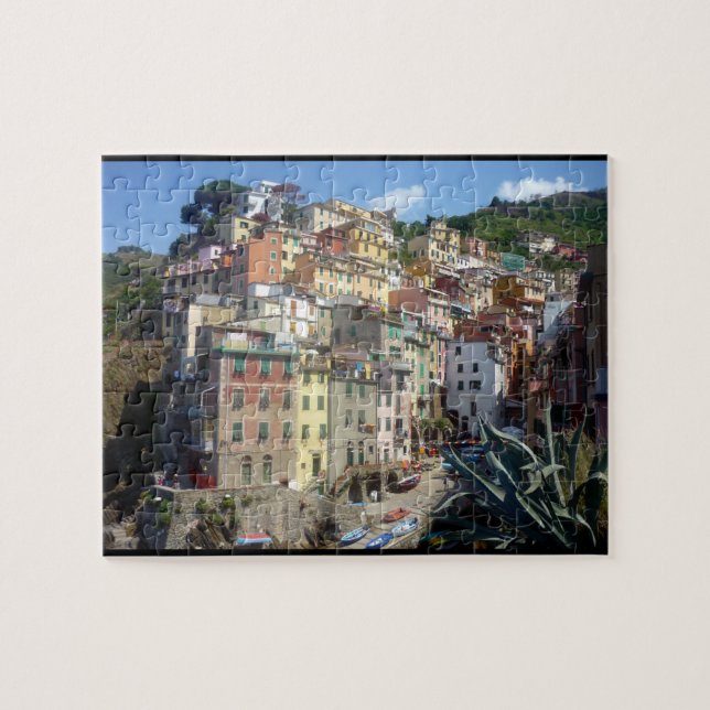 Quebra-cabeça cidade de Riomaggiore (Horizontal)