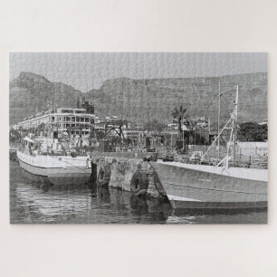 Quebra-cabeça Cidade do Cabo, Mesa de Waterfront, montanha Áfric
