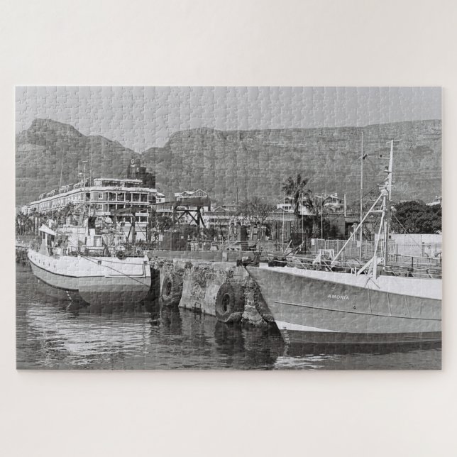 Quebra-cabeça Cidade do Cabo, Mesa de Waterfront, montanha Áfric (Horizontal)