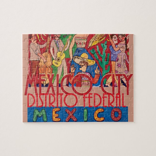 Quebra-cabeça Cidade do México México (Horizontal)