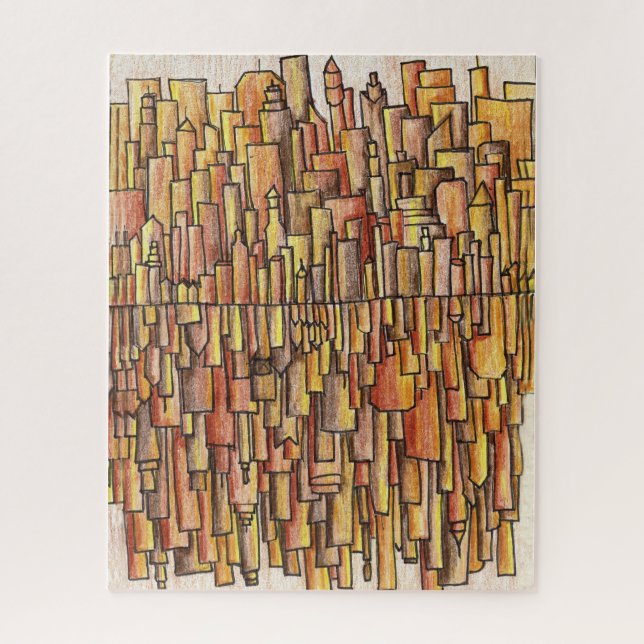 Quebra-cabeça Cidade do ouro (Vertical)