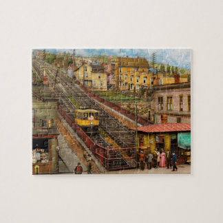Quebra-cabeça Cidade - Duluth, MN - Incline da Seventh Ave West