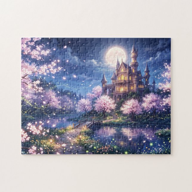 Quebra-cabeça Cidade Fantasia e Castelo (Horizontal)