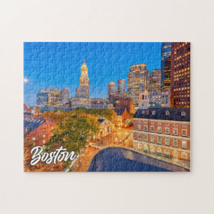 Quebra-cabeça Cidade Histórica de Boston, Massachusetts, EUA
