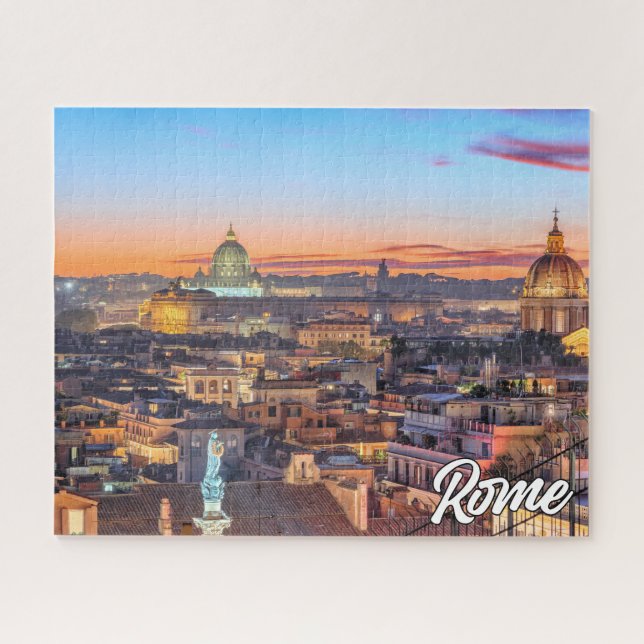 Quebra-cabeça Cidade Histórica De Roma, Itália (Horizontal)