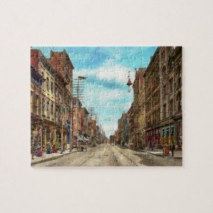 Quebra-cabeça Cidade - Knoxville TN - rua alegre 1903
