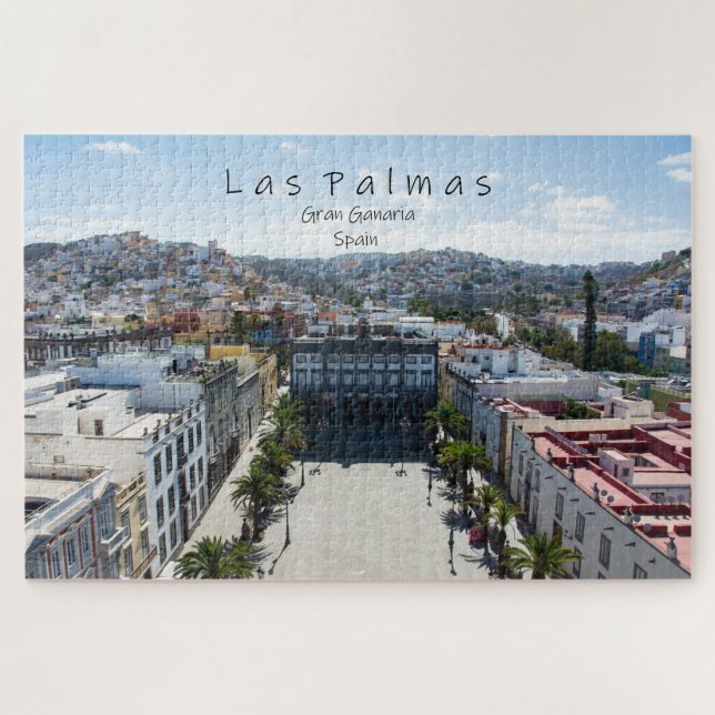 Quebra-cabeça Cidade Las Palmas na Espanha (Horizontal)