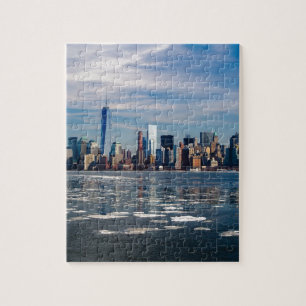 Quebra-cabeça Cidade Manhattan da Nova Iorque da skyline de New