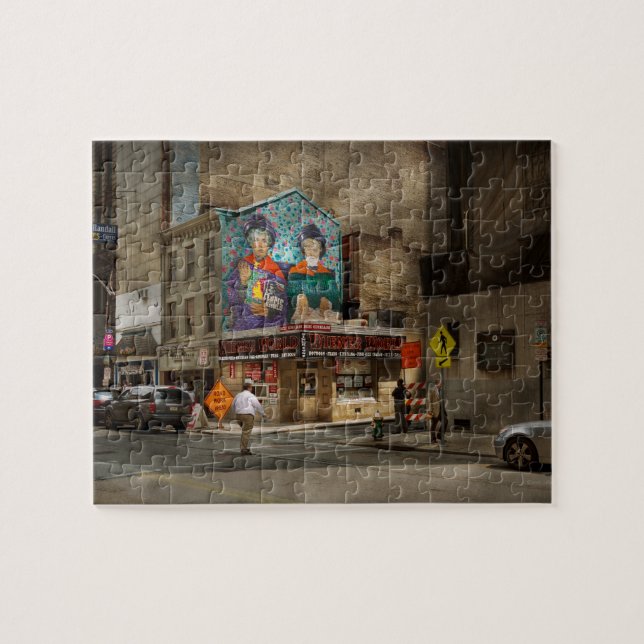 Quebra-cabeça Cidade - Pittsburg, PA - Wiener World (Horizontal)