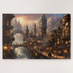 Quebra-cabeça Cidade Steampunk em Twilight