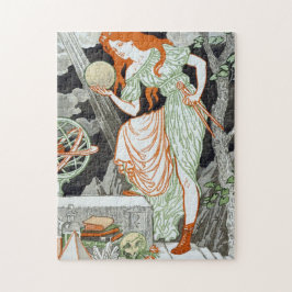 Quebra-cabeça Cientista feminina (Mulheres na Ciência e Tecnolog