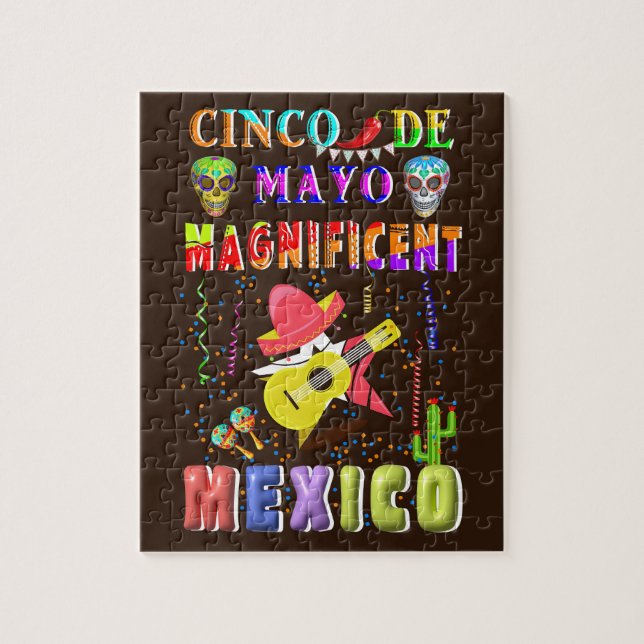 Quebra-cabeça Cinco de Mayo magnífico México (Vertical)