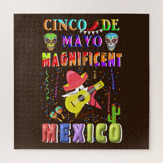 Quebra-cabeça Cinco de Mayo magnífico México (Vertical)
