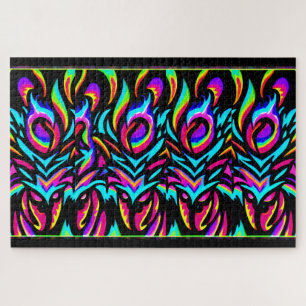 Quebra-cabeça Cinco Olhados - Ken Gage Abstrato