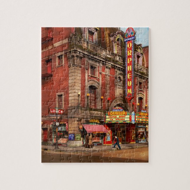 Quebra-cabeça Cinema - O Teatro Orpheum 1940 (Vertical)