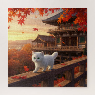 Quebra-cabeça cinemático: Gatinho liso no templo K