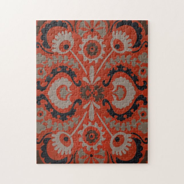 Quebra-cabeça Cinnabar Suzani I (Vertical)