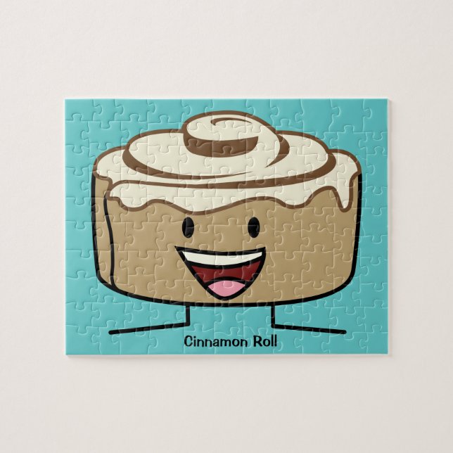 Quebra-cabeça Cinnamon Roll Bun pastelaria gafanhoto gafanhoto (Horizontal)
