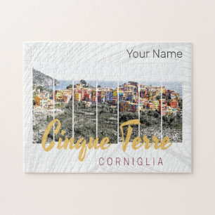 Quebra-cabeça Cinque Terre Corniglia Riomaggiore - Itália