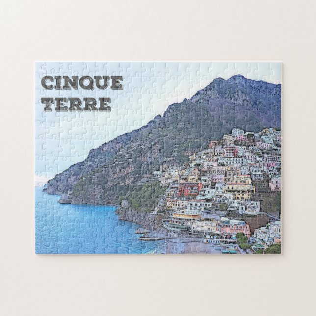 Quebra-cabeça Cinque Terre, Itália (Horizontal)