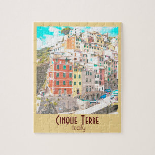 Quebra-cabeça Cinque Terre, Itália Vintage