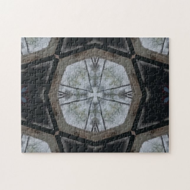 Quebra-cabeça Cinza Elegante (Horizontal)