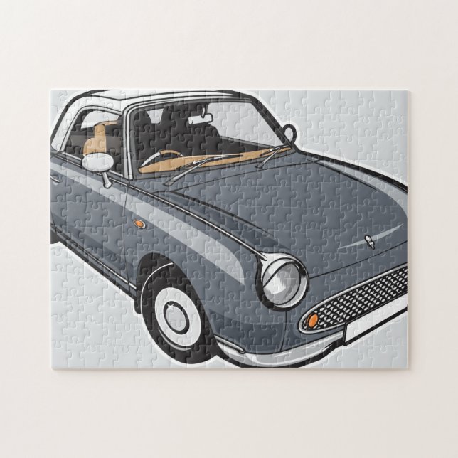 Quebra-cabeça Cinza Nissan Figaro Lapiz (Horizontal)