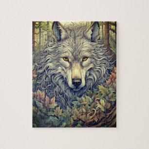 Quebra-cabeça Cinza Wolf