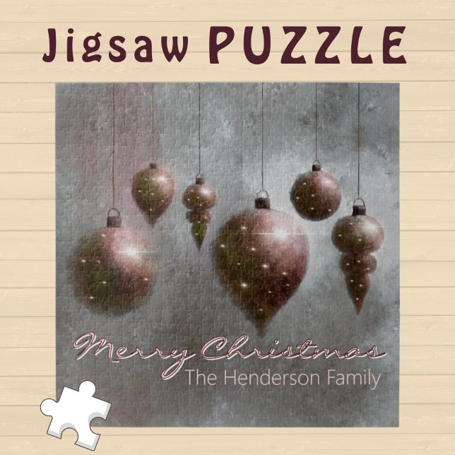 Quebra-cabeça Cinzas de Cobre de Natal Personalizadas - (Criador carregado)