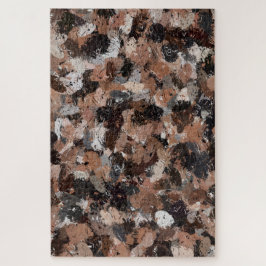 Quebra-cabeça Cinzas, pinturas castanhas e pretas