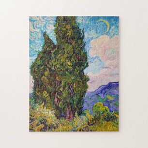 Quebra-cabeça Ciprestes, Van Gogh