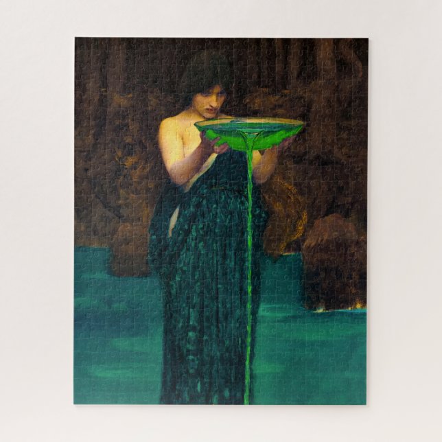 Quebra-cabeça Circe Invidiosa por John William Waterhouse (Vertical)