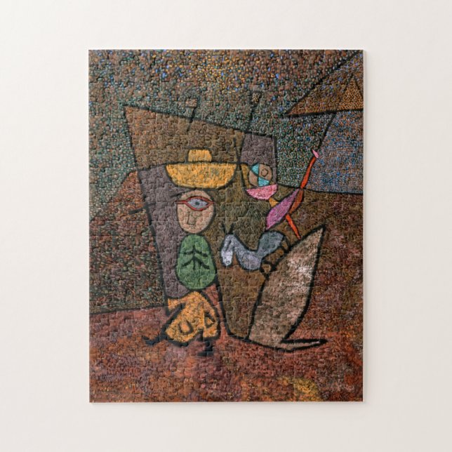 Quebra-cabeça Circo de Viagem por Paul Klee (Vertical)