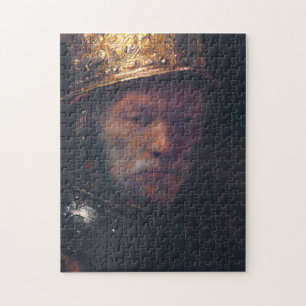 Quebra-cabeça Círculo Rembrandt Do Homem Com O Capacete De Ouro