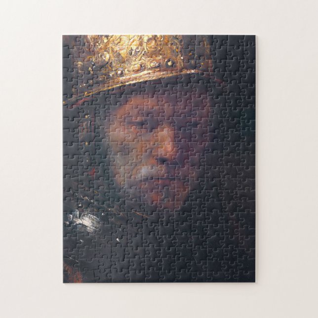 Quebra-cabeça Círculo Rembrandt Do Homem Com O Capacete De Ouro (Vertical)
