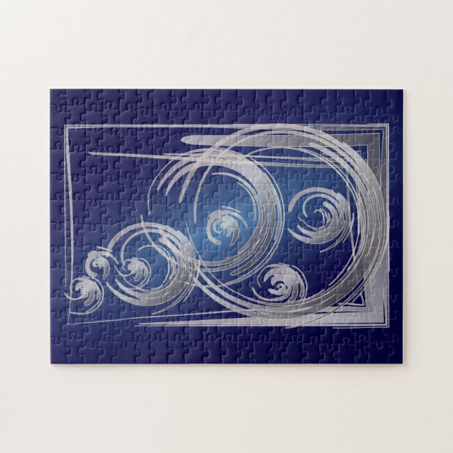 Quebra-cabeça Círculos Fibonacci dispersos (Horizontal)