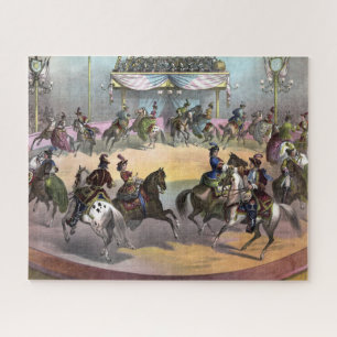 Quebra-cabeça Circus Grand Finale, 1872.