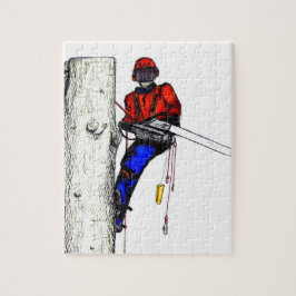 Quebra-cabeça Cirurgião Árvore Arborista no trabalho presente Ch