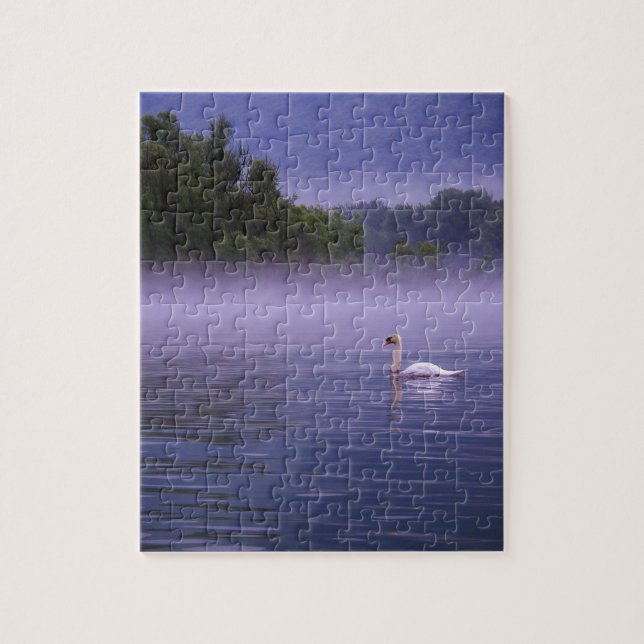 Quebra-cabeça Cisne no lago (Vertical)