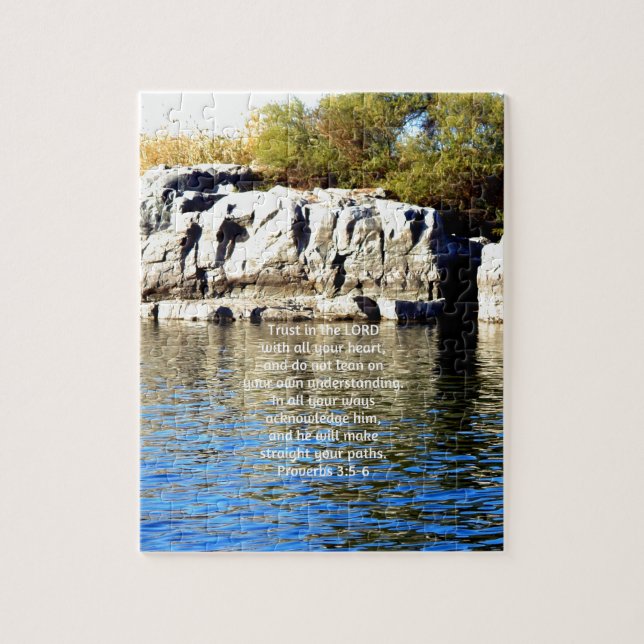 Quebra-cabeça Citação dos Versos da bíblia sobre Proverbos de Co (Vertical)