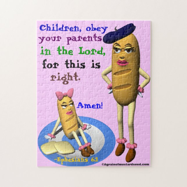 Quebra-cabeça Citações cristãs da bíblia (Vertical)