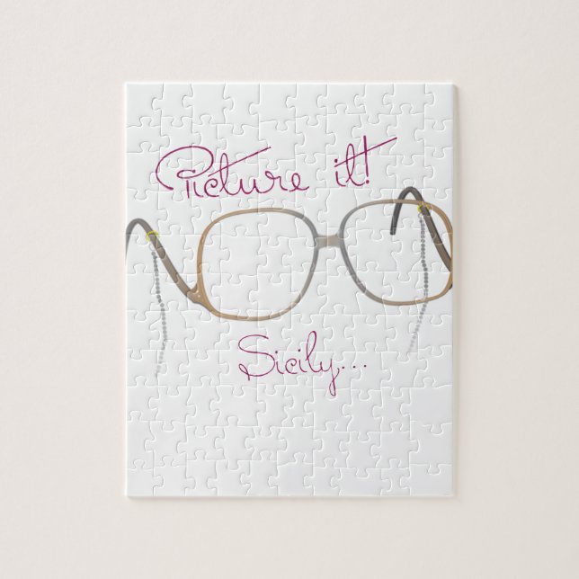 Quebra-cabeça Citações de Sófia - meninas douradas - B (Vertical)