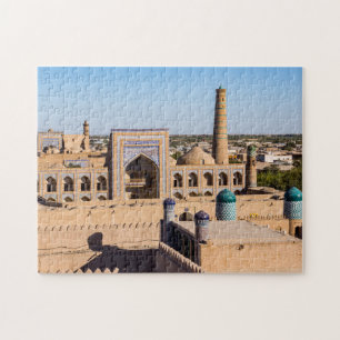 Quebra-cabeça Citadel Kunya-ark - Khiva, Uzbequistão