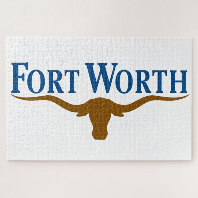 Quebra-cabeça City Flag of Fort Worth (Texas) (Horizontal)