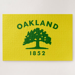 Quebra-cabeça City Flag of Oakland (Califórnia)