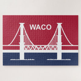 Quebra-cabeça City Flag of Waco (Texas, EUA)