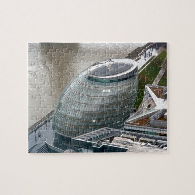 Quebra-cabeça City Hall London Inglaterra (Horizontal)
