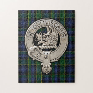 Quebra-cabeça Clan Campbell Crest & Breadalbane Tartan